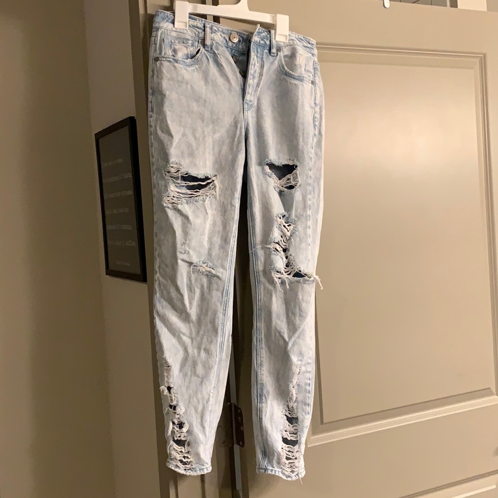 AE tom girl jean - high rise